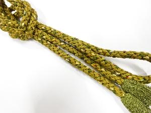 正絹　撚り房　手組帯締め